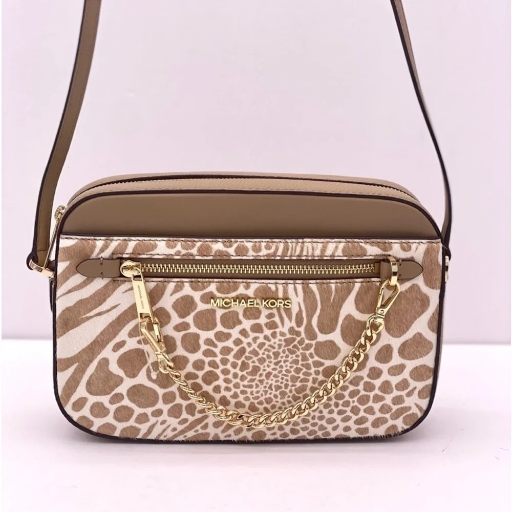 Michael Kors EW Zip Chain Crossbody And Wallet Set